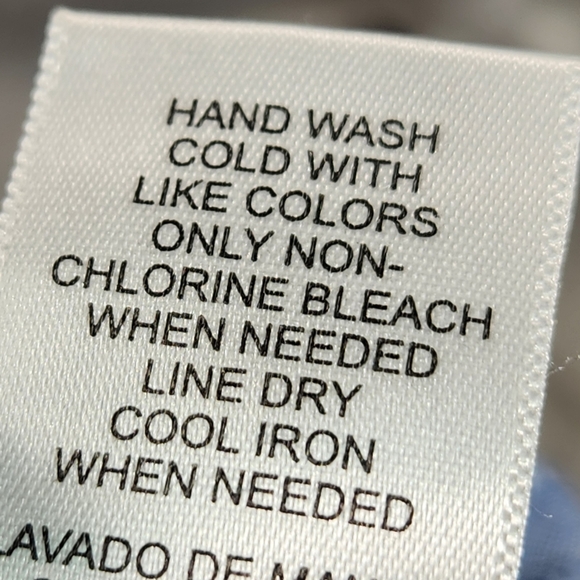 Fever Blue & White Striped Whistler's Long Sleeve Ladder Lace BOHO Top Sz Small - Picture 12 of 12